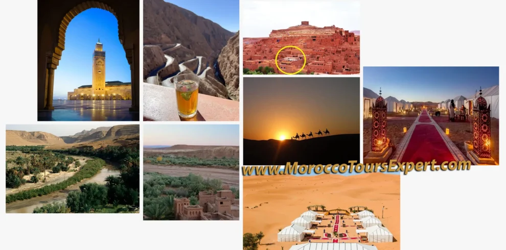 4 Days Morocco Tour from Casablanca Desert to Marrakech