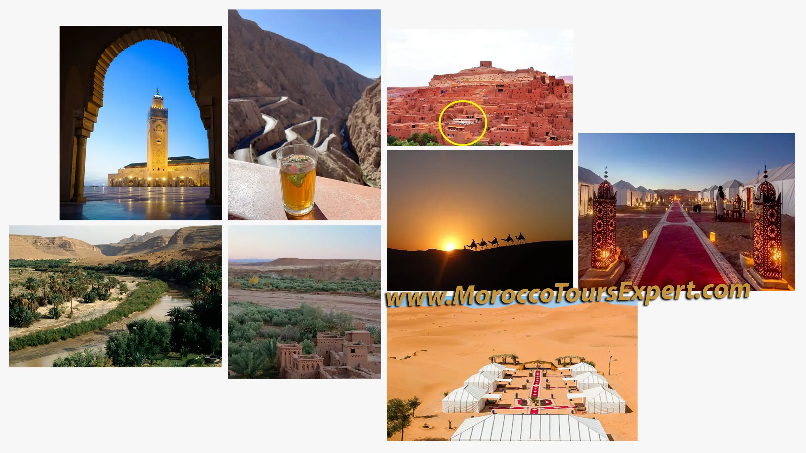 4 Days Morocco Tour from Casablanca Desert to Marrakech